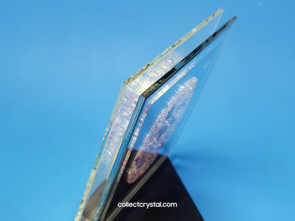 Kristallwelten CRYSTAL WALL TILE # 9990000006 WITH THE ORIGIONAL STAND
