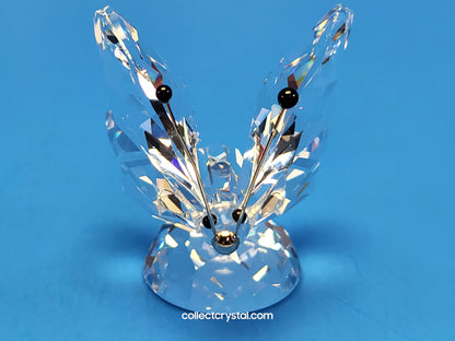 Butterfly Large - Black Tips Rhodium Antenna - # 7639NR55 / 10002 VS1