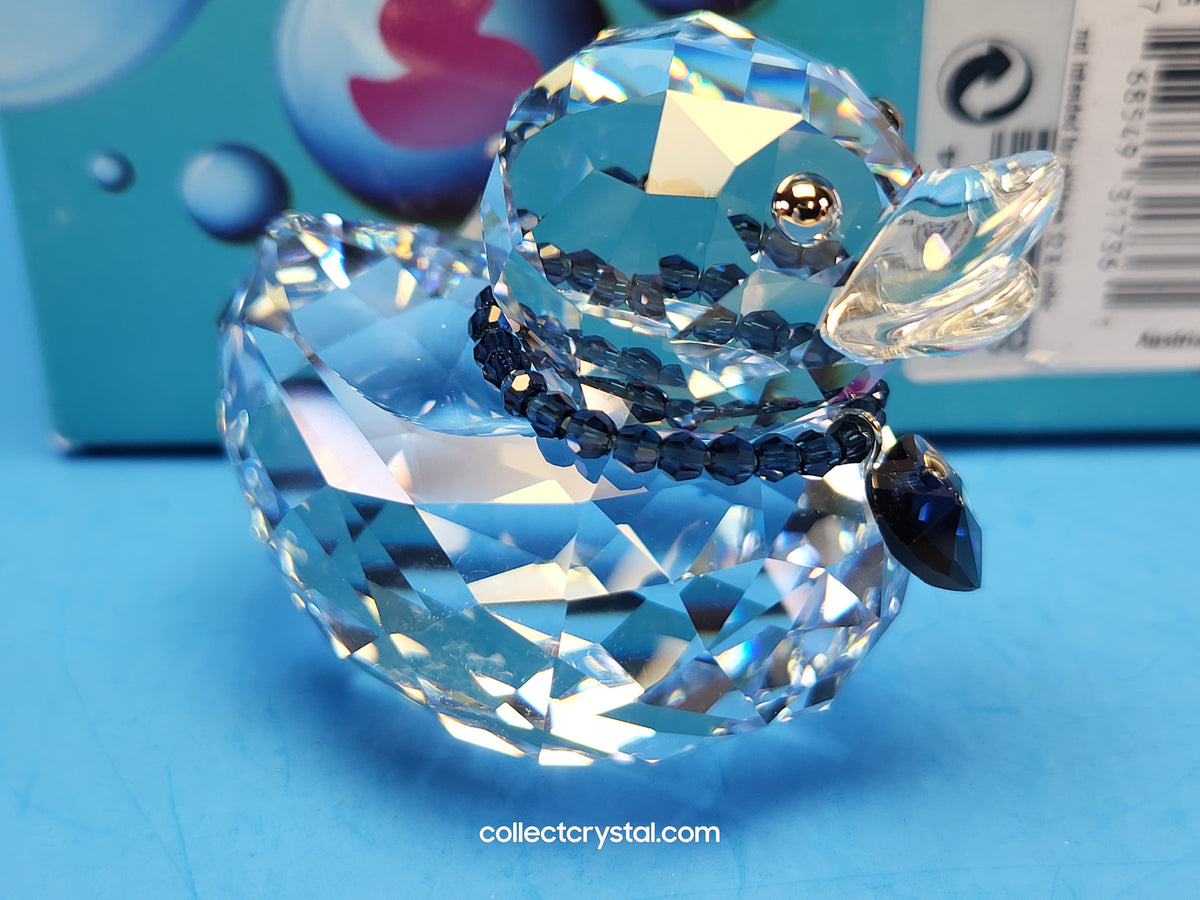 Happy Duck Jolly Jay Limited Ed Blue Crystal Figurine # 1041294