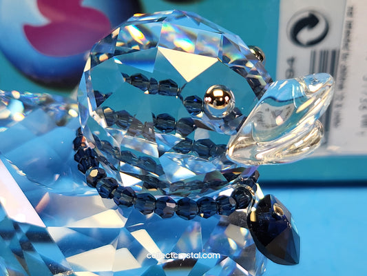 Happy Duck Jolly Jay Limited Ed Blue Crystal Figurine # 1041294