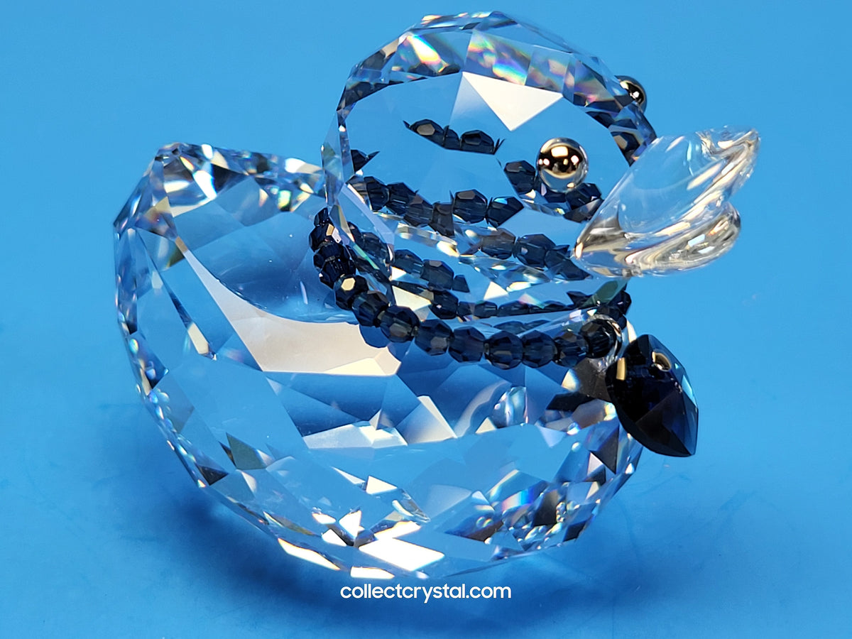 Happy Duck Jolly Jay Limited Ed Blue Crystal Figurine # 1041294