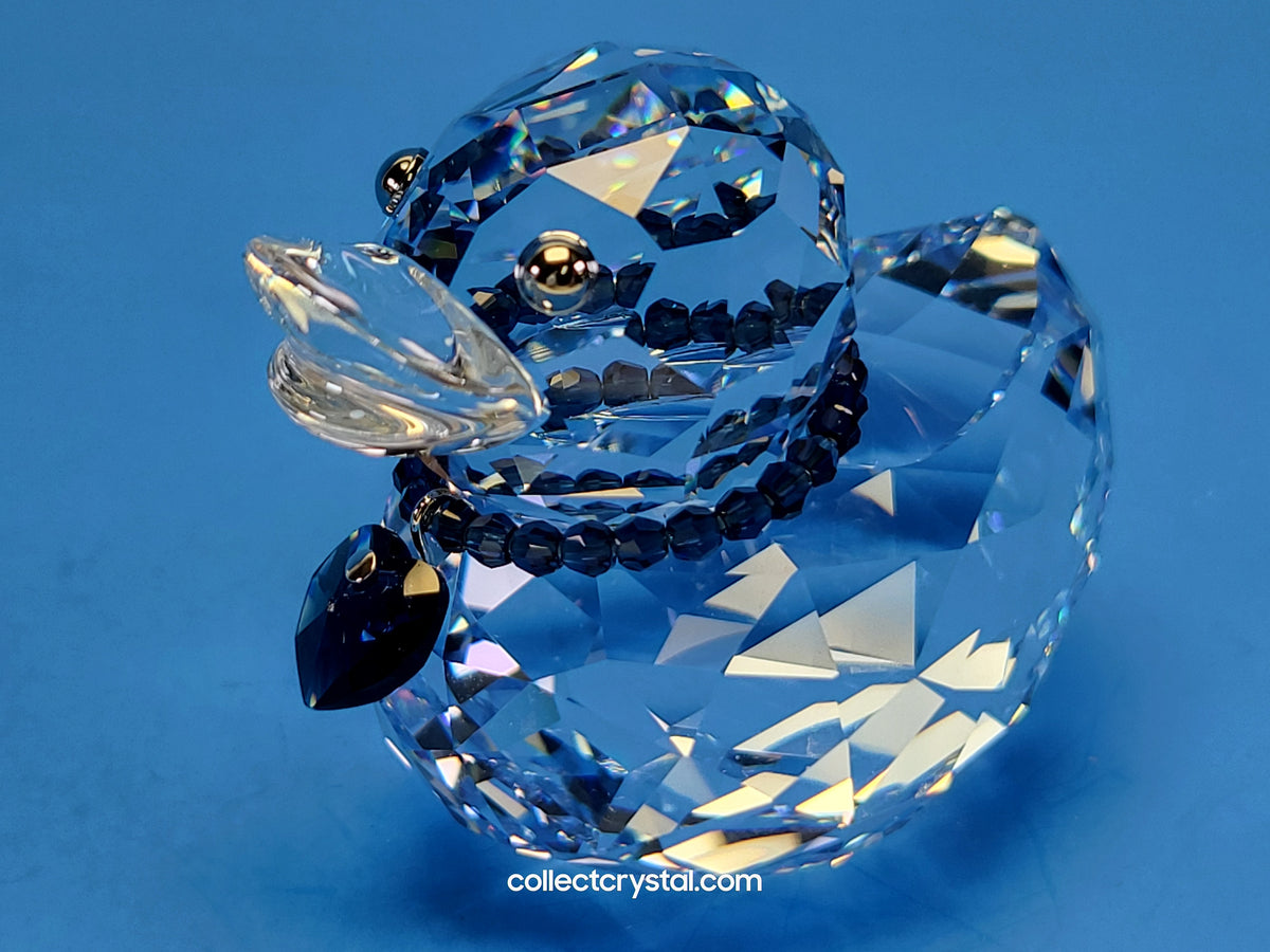 Happy Duck Jolly Jay Limited Ed Blue Crystal Figurine # 1041294