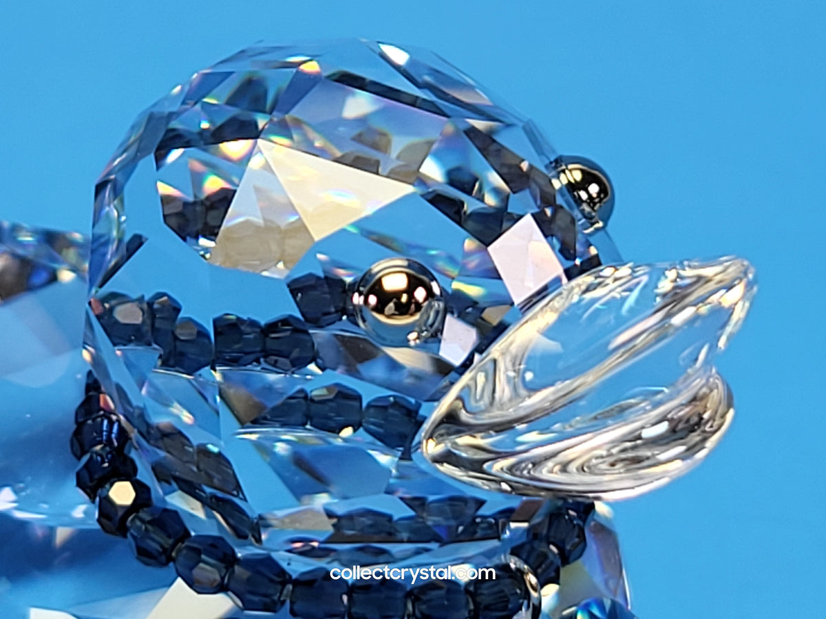 Happy Duck Jolly Jay Limited Ed Blue Crystal Figurine # 1041294