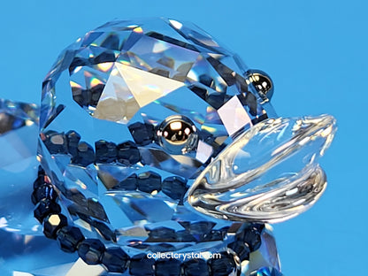Happy Duck Jolly Jay Limited Ed Blue Crystal Figurine # 1041294