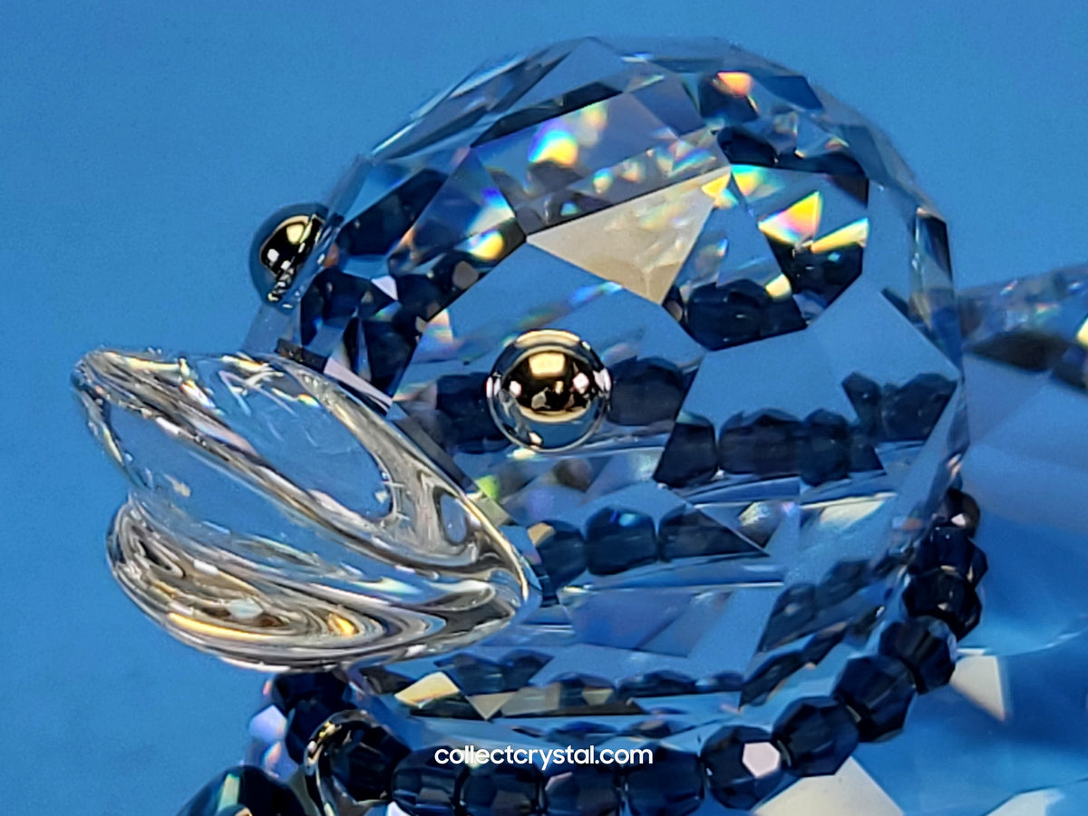 Happy Duck Jolly Jay Limited Ed Blue Crystal Figurine # 1041294