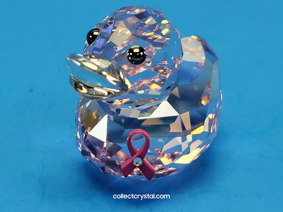 HAPPY DUCK – 2010 LIMITED EDITION HOPE PINK RIBBON DUCK # 1079887 BREAST CANCER