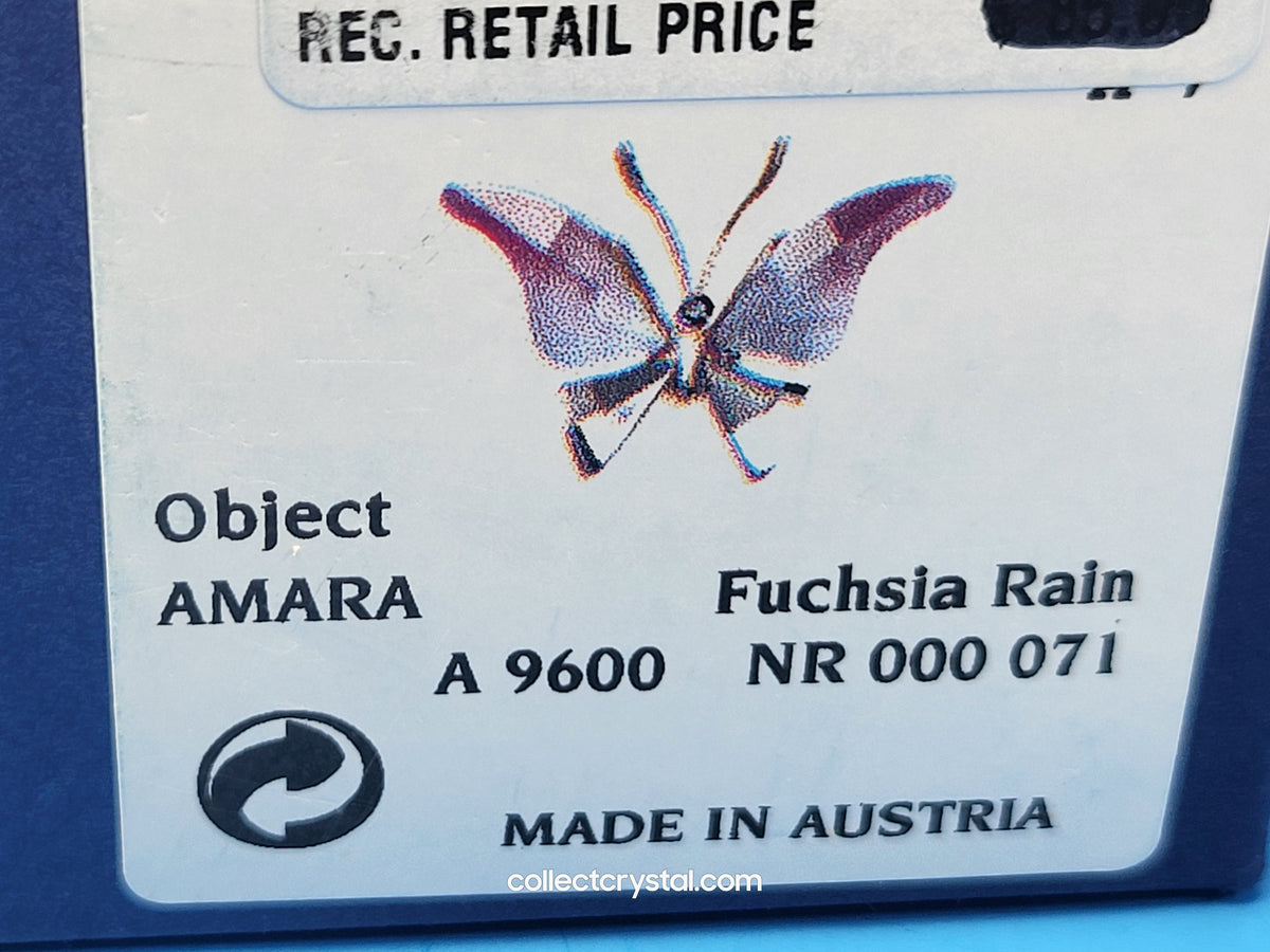 PARADISE BUGS OBJECT – BUTTERFLY - AMARA FUCHSIA RAIN -  # 861937