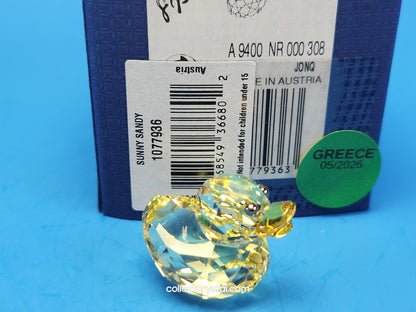 Happy Ducks Sunny Sandy # 1077936 Crystal Duck figurine