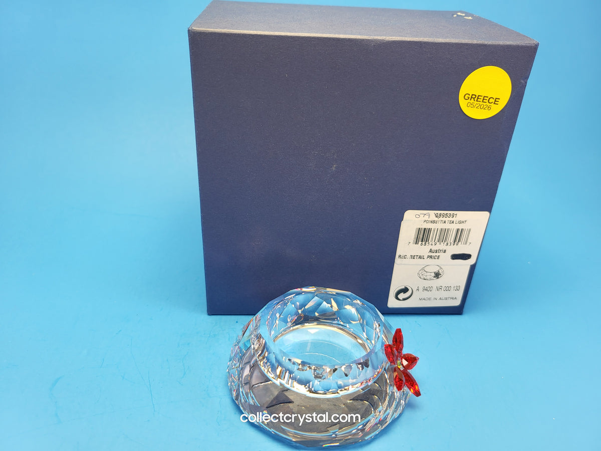 TEA LIGHT – POINSETTIA # 895391 CANDLE HOLDER OR CANDLEHOLDER