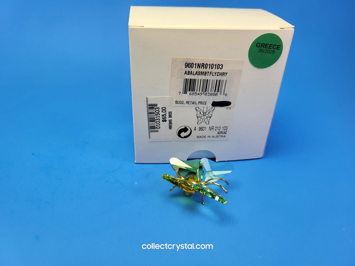 PARADISE BUGS OBJECT – BUTTERFLY ABALA CHRYSOLITE SMALL 250460