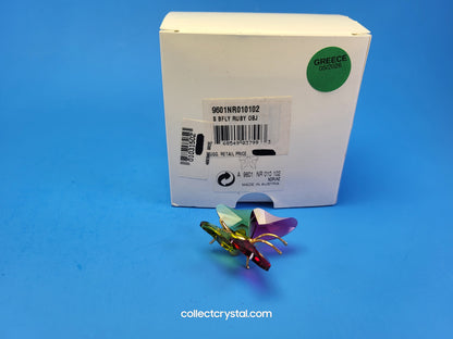 PARADISE BUGS OBJECT – BUTTERFLY ABALA RUBY SMALL 250459