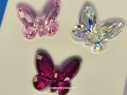 BRILLIANT BUTTERFLIES – SET OF 3 PINK/RED SMALL 955428