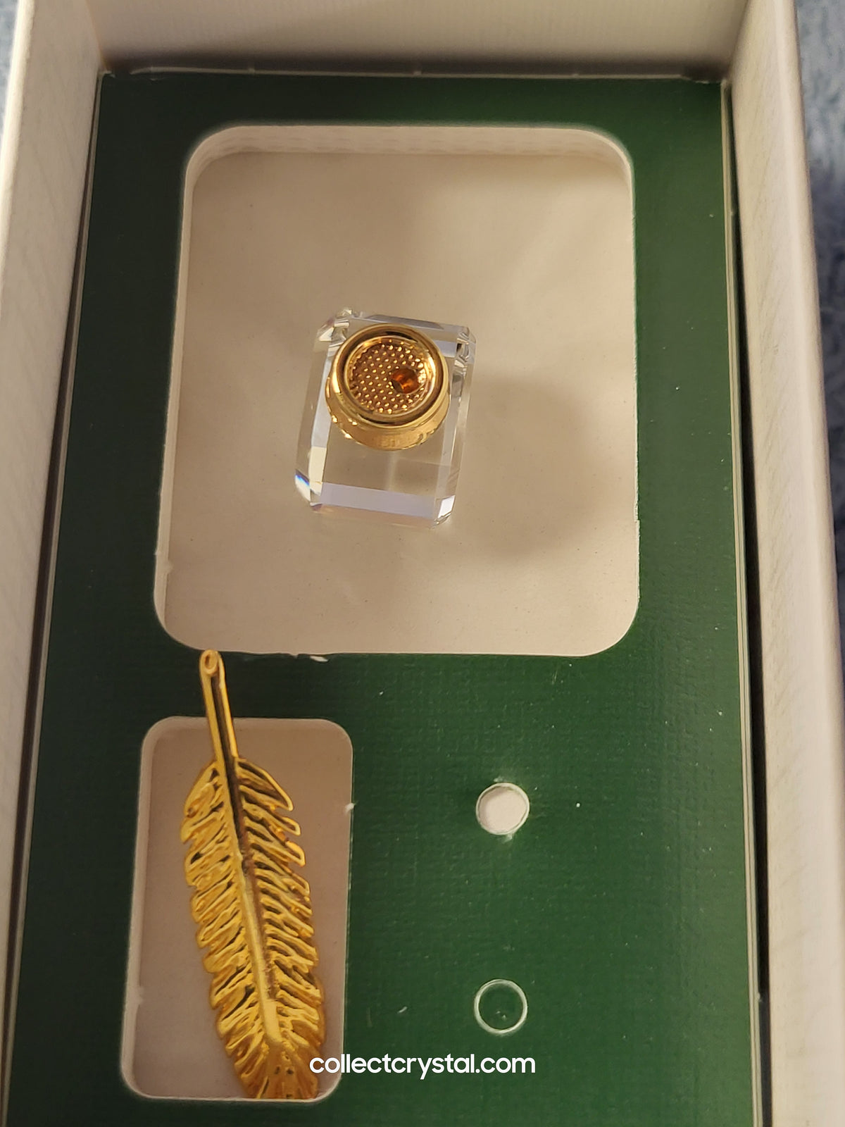 MEMORIES – INKWELL WITH QUILL RHODIUM 626854