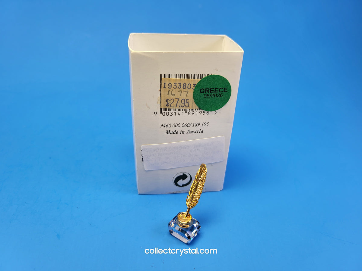 MEMORIES – INKWELL WITH QUILL RHODIUM 626854