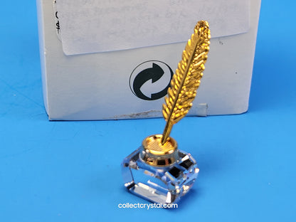 MEMORIES – INKWELL WITH QUILL RHODIUM 626854