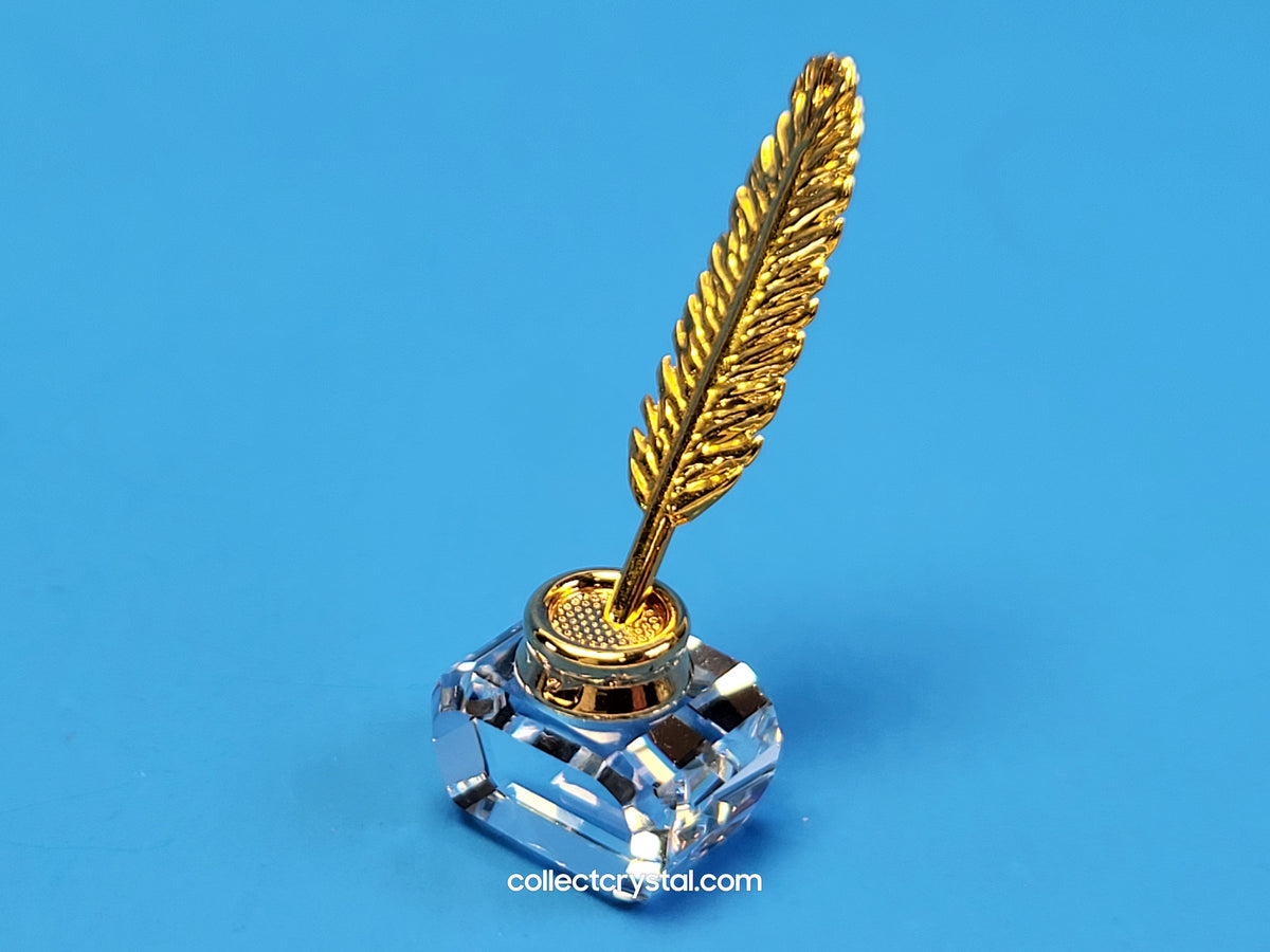 MEMORIES – INKWELL WITH QUILL RHODIUM 626854