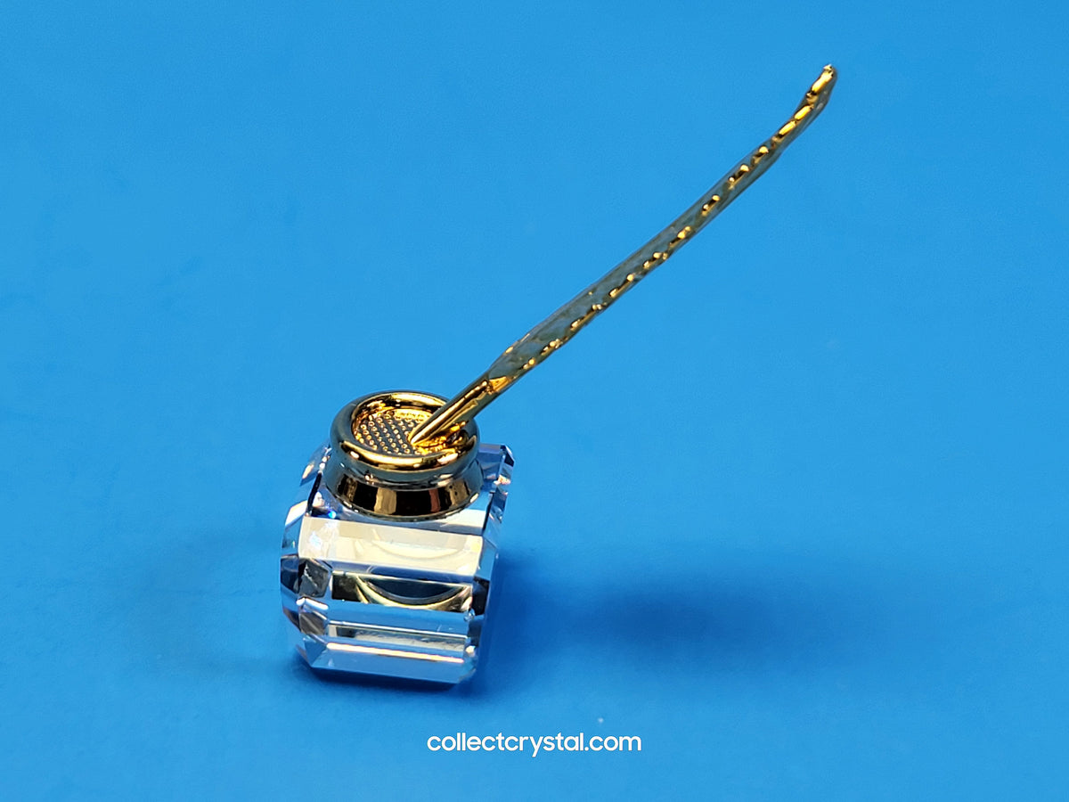 MEMORIES – INKWELL WITH QUILL RHODIUM 626854