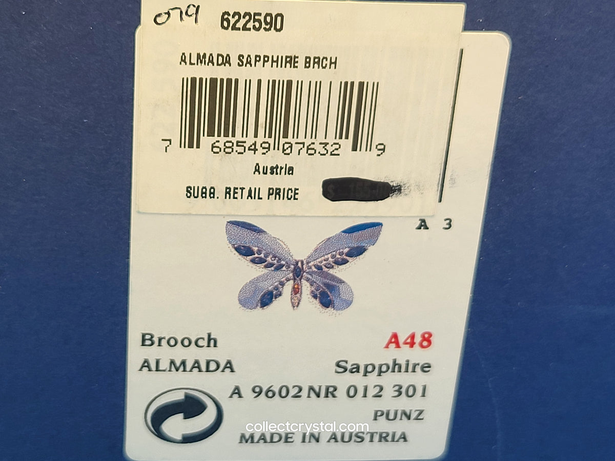 PARADISE BUGS BROOCH – BUTTERFLY ALMADA SAPPHIRE 622590