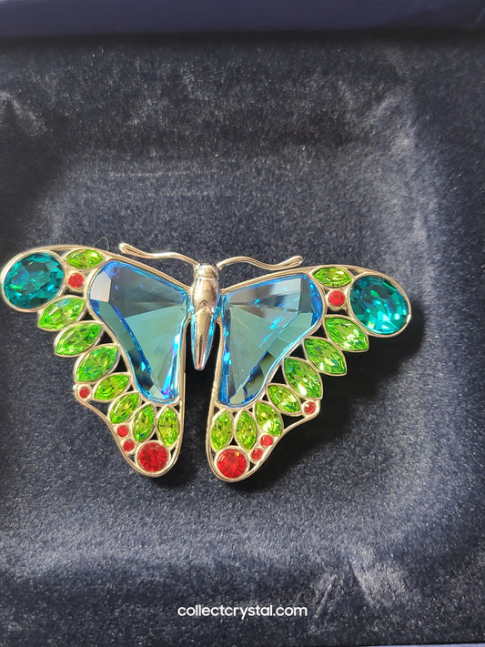 PARADISE BUGS BROOCH – BUTTERFLY ALAMAZORA TURQUOISE 622586