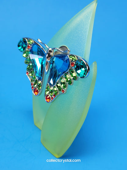 PARADISE BUGS BROOCH – BUTTERFLY ALAMAZORA TURQUOISE 622586