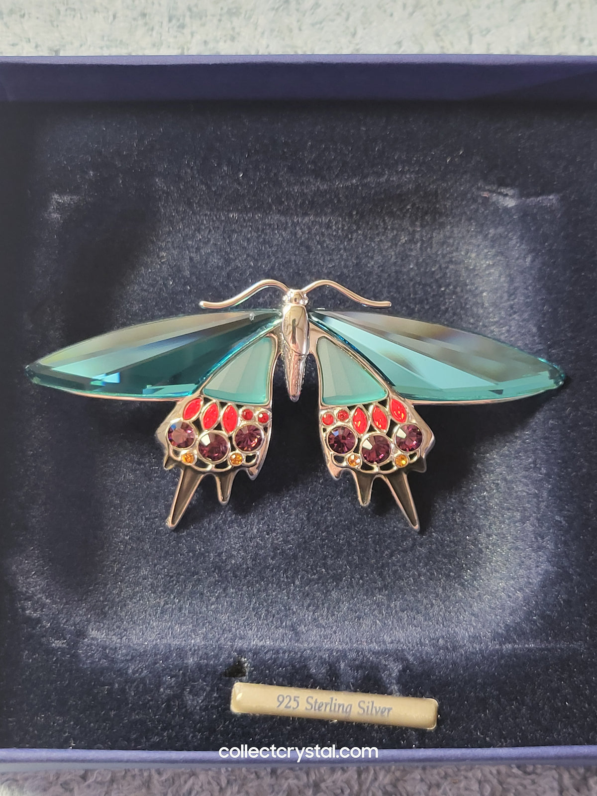 Paradise - Butterfly Brooch Pin - Alacan Indicolite # 622587