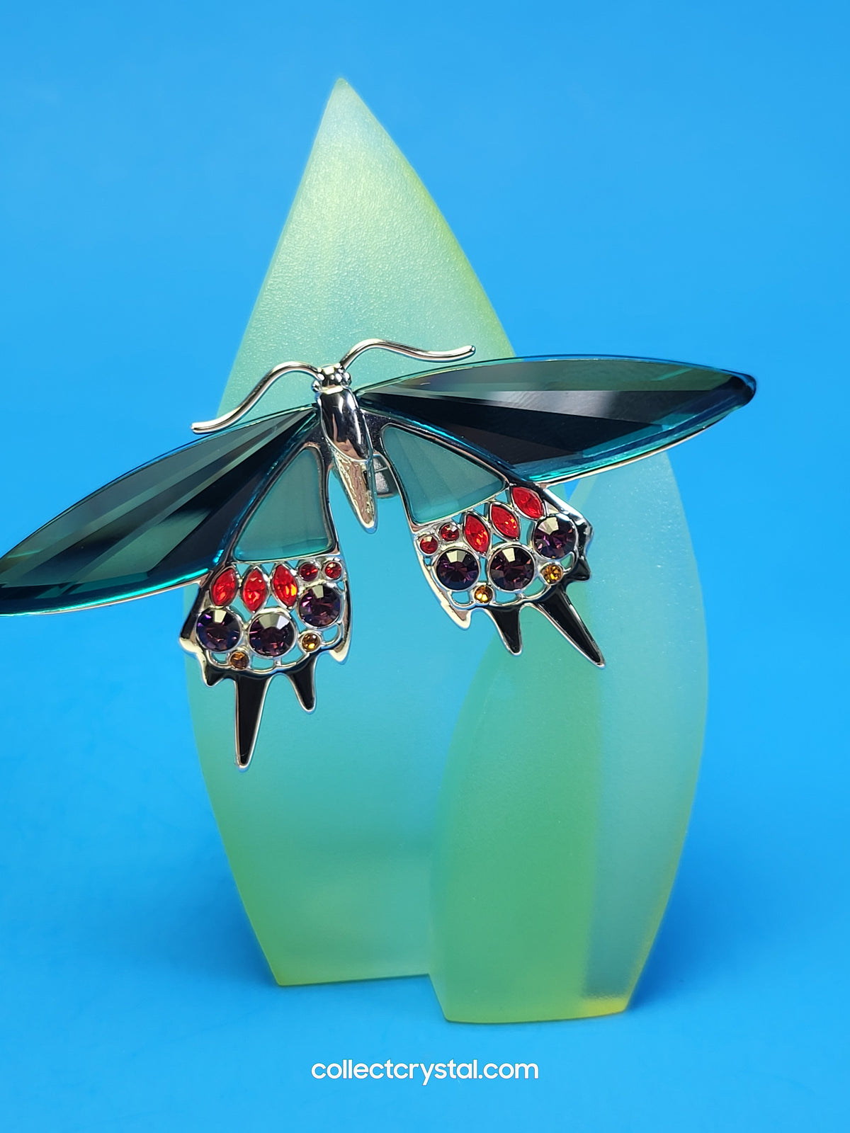 Paradise - Butterfly Brooch Pin - Alacan Indicolite # 622587