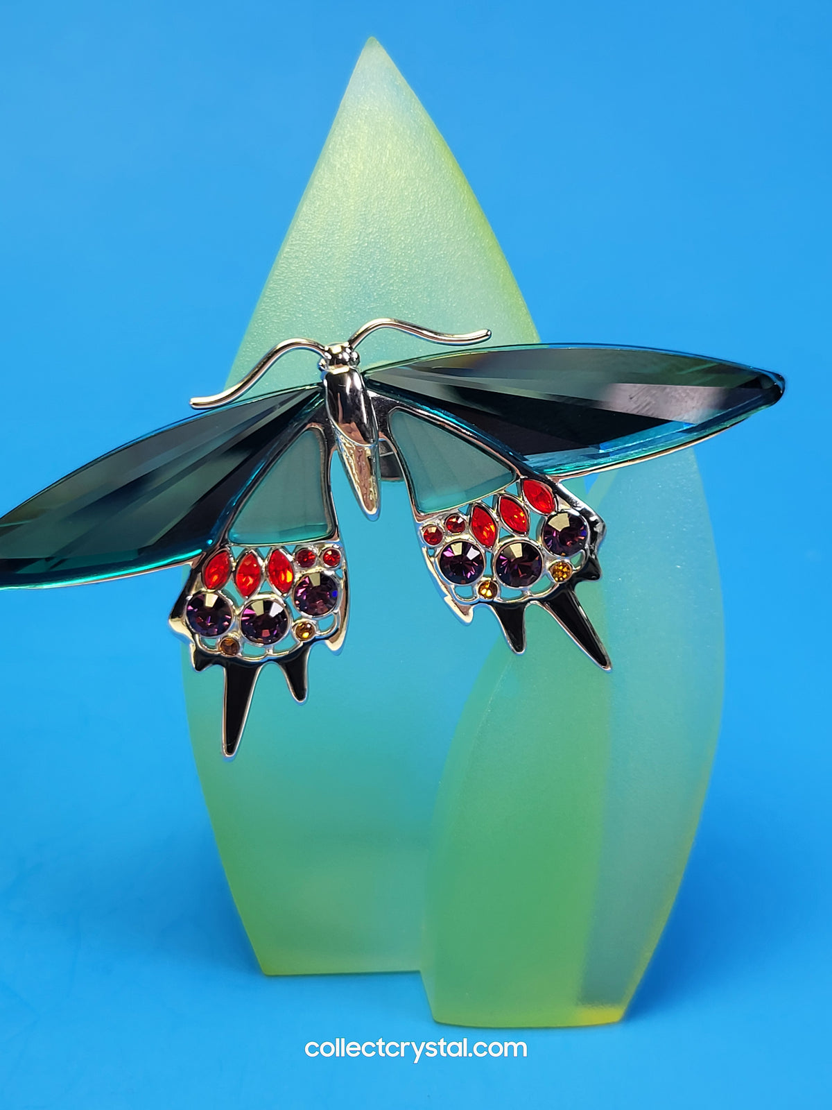 Paradise - Butterfly Brooch Pin - Alacan Indicolite # 622587