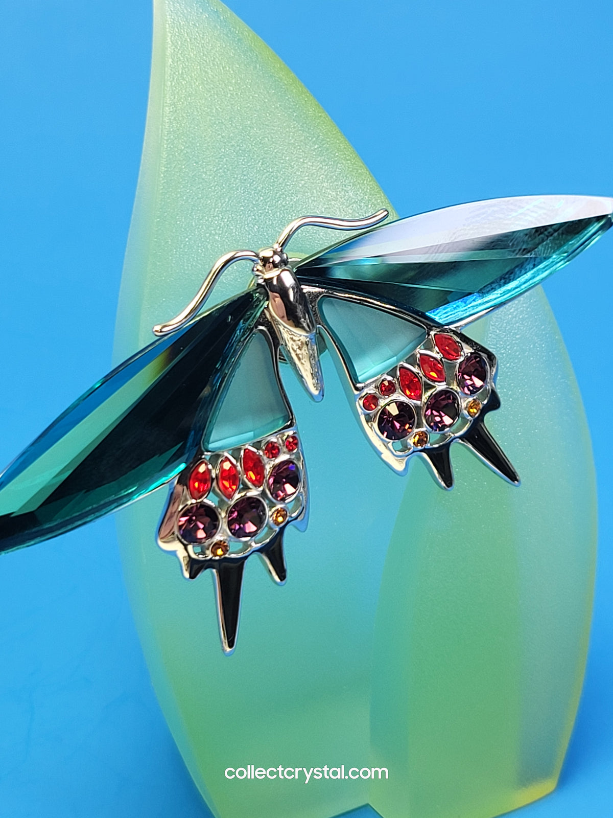 Paradise - Butterfly Brooch Pin - Alacan Indicolite # 622587
