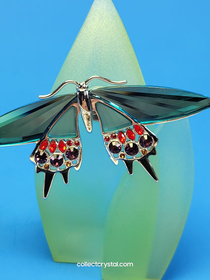 Paradise - Butterfly Brooch Pin - Alacan Indicolite # 622587