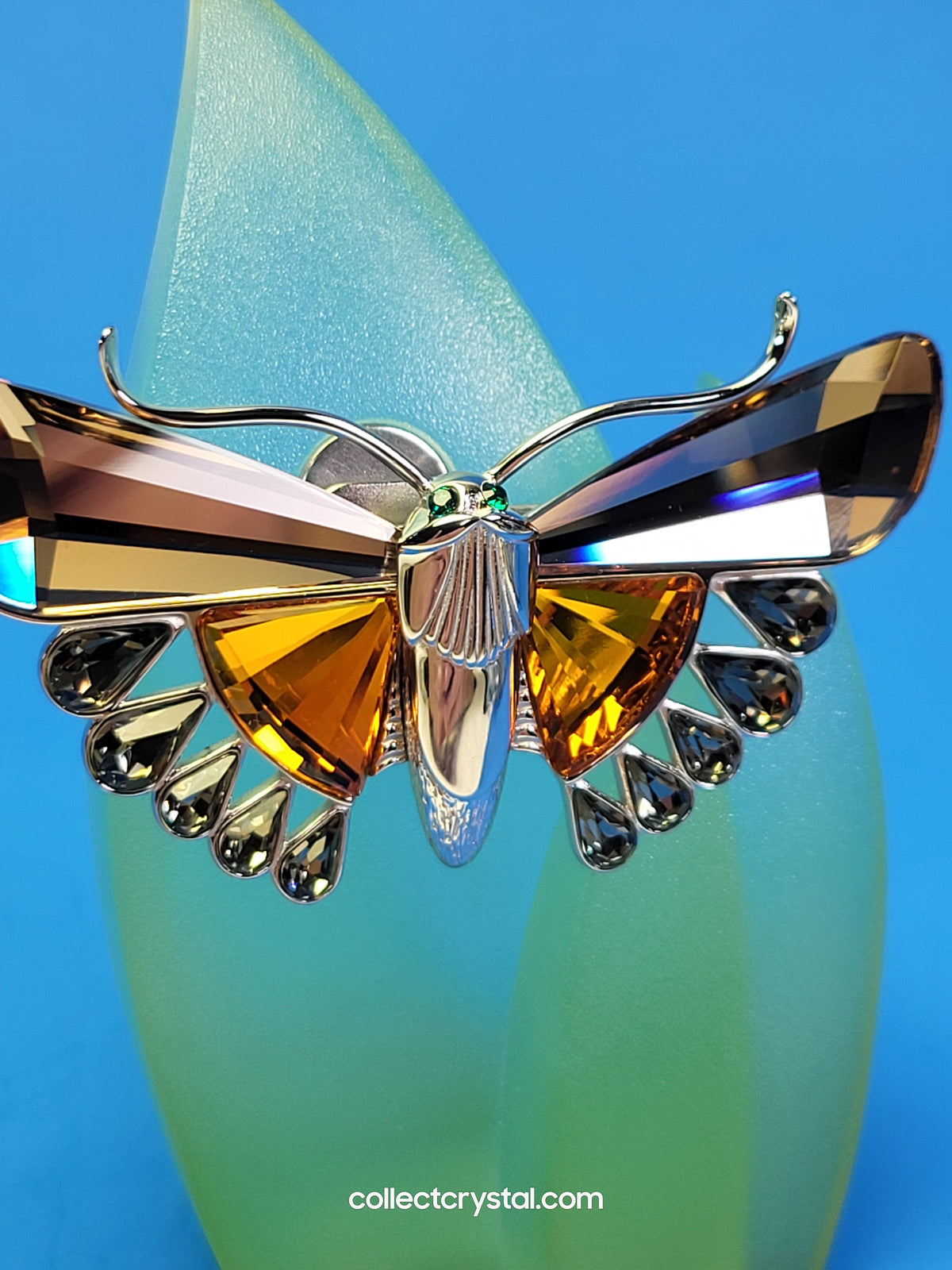 Paradise - Dragonfly Brooch Pin - Aikawa Light Topaz # 622585
