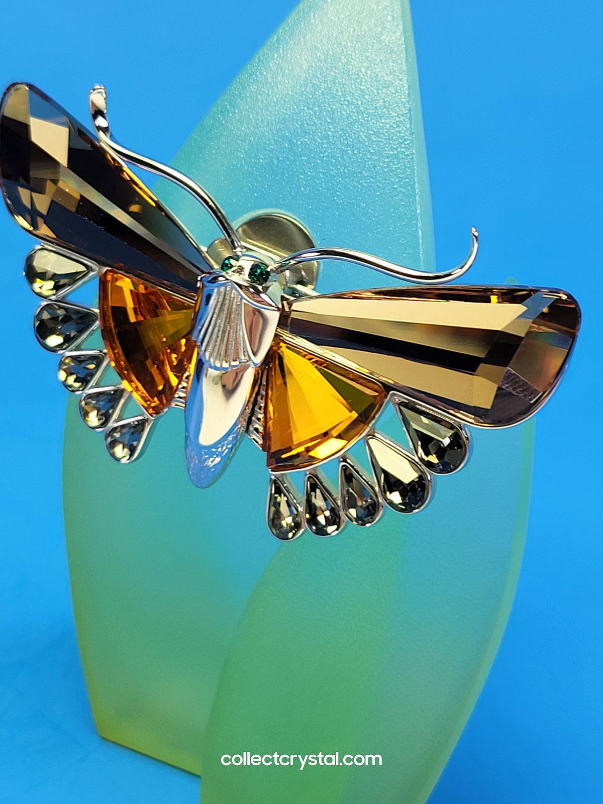 Paradise - Dragonfly Brooch Pin - Aikawa Light Topaz # 622585
