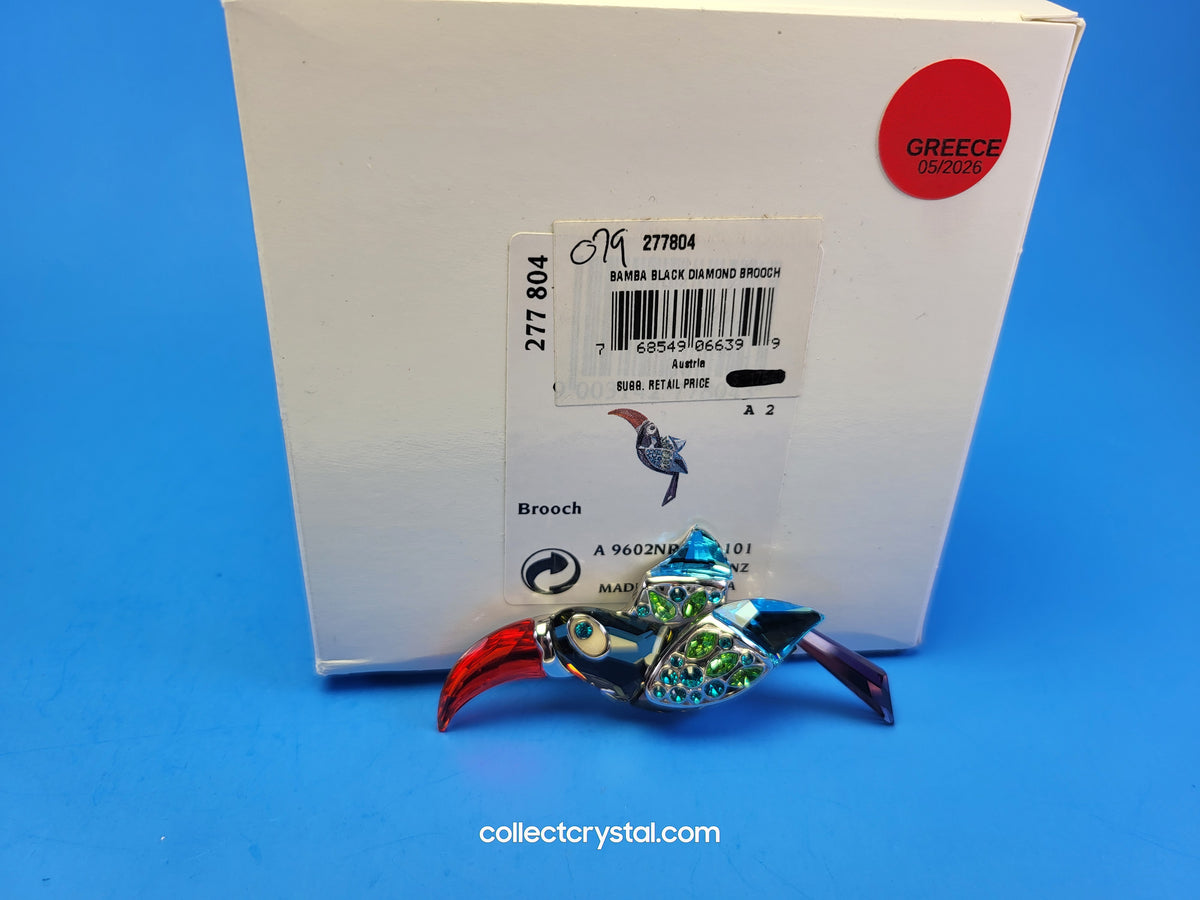 PARADISE BIRDS – BROOCH BAMBA BLACK DIAMOND 277804