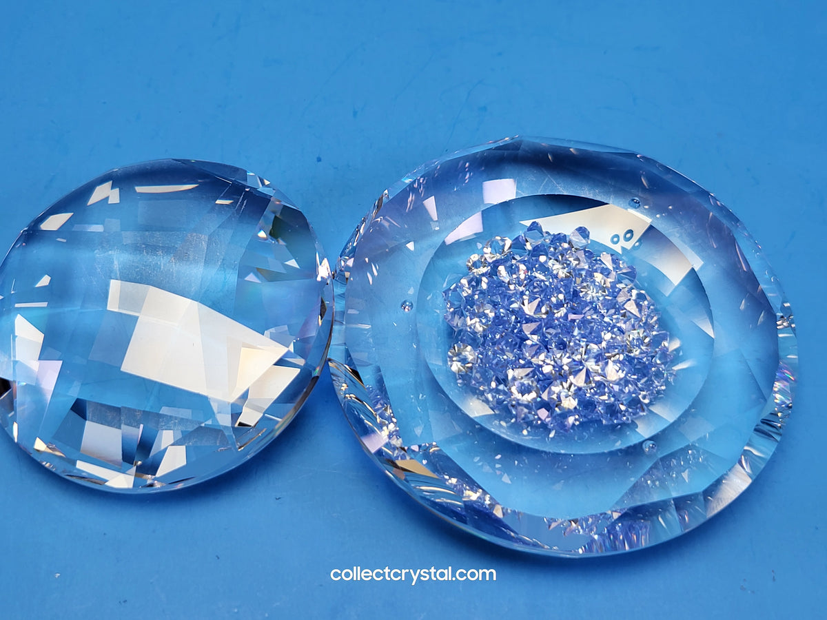 TROPICAL JEWELRY BOX - TRINKET BOX with blue crystals # 698714 OR 807897