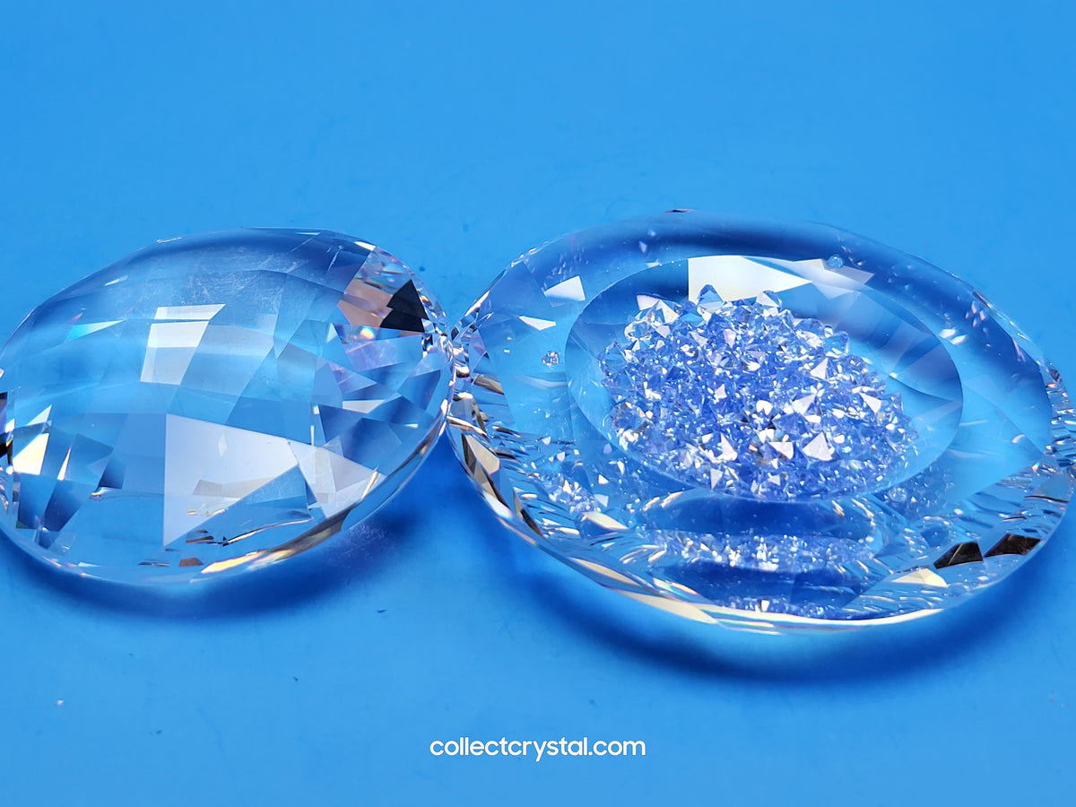 TROPICAL JEWELRY BOX - TRINKET BOX with blue crystals # 698714 OR 807897