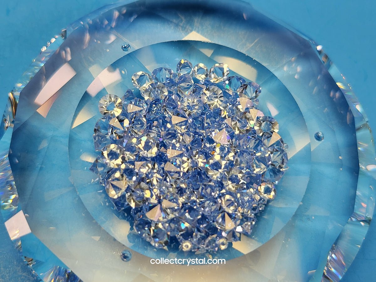 TROPICAL JEWELRY BOX - TRINKET BOX with blue crystals # 698714 OR 807897