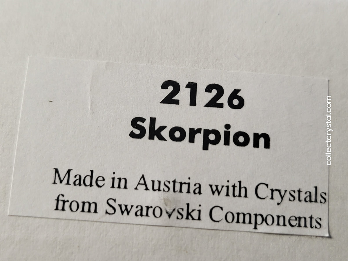 OLIVER WEBER -  Skorpion Scorpion Figurine # 2126 MIB