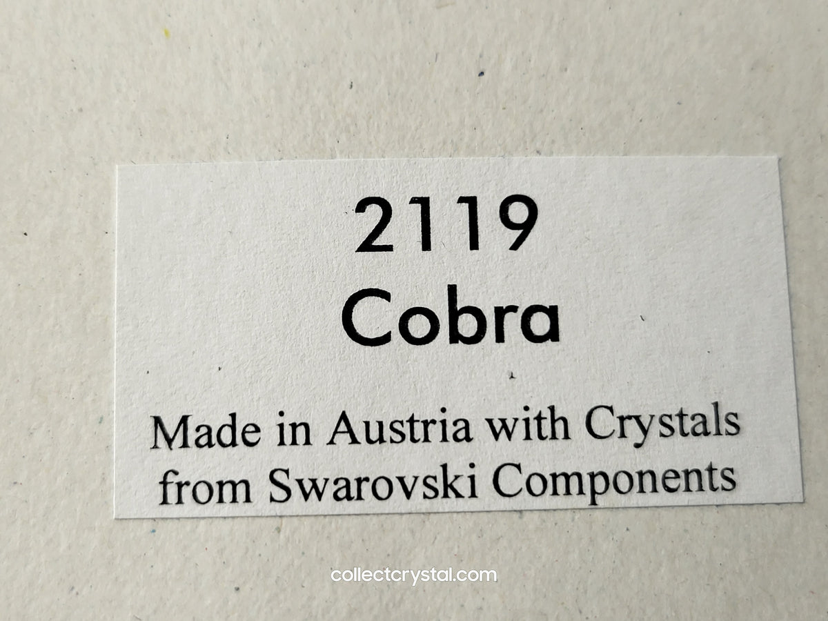 Oliver Webber Cobra - # 2119