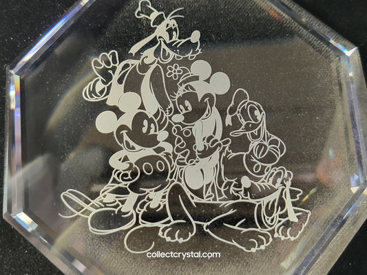 Arribas DISNEY FAB FIVE 5 Mickey Minnie Donald Goofy Pluto LE 500 paperweight