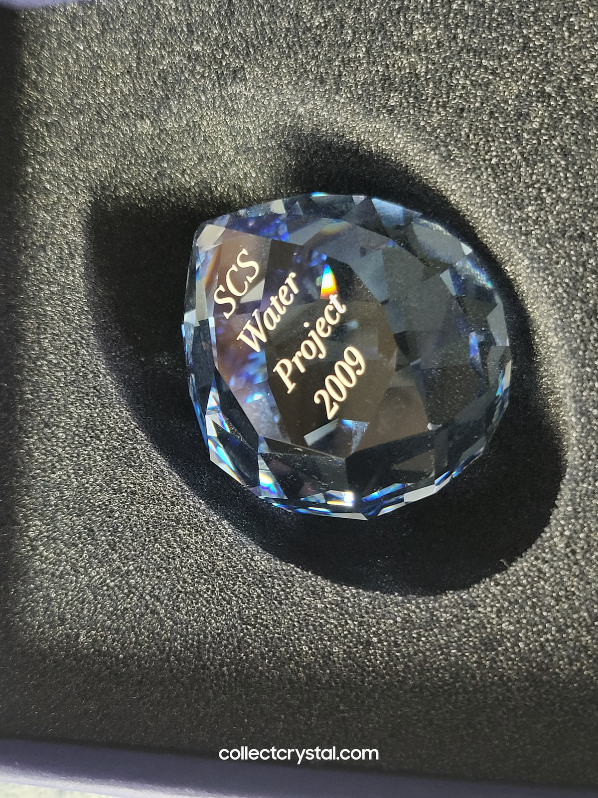 SCS WATER PROJECT PAPER WEIGHT ~ LIMITED EDITION 2009 MIB # 984422