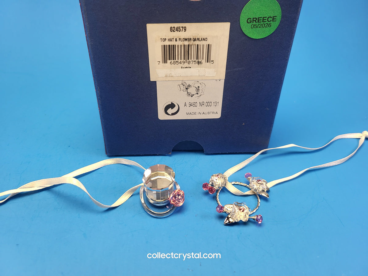 MEMORIES – TOP HAT AND GARLAND RHODIUM 624579