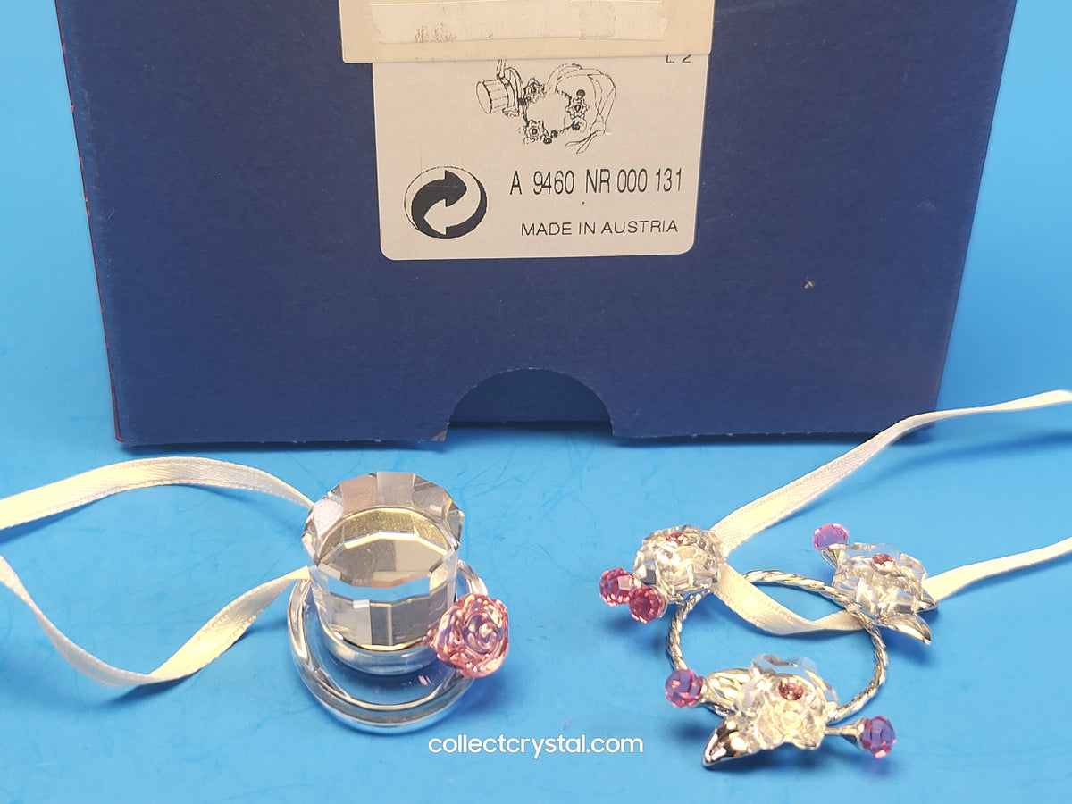 MEMORIES – TOP HAT AND GARLAND RHODIUM 624579