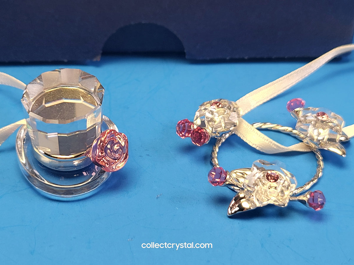 MEMORIES – TOP HAT AND GARLAND RHODIUM 624579