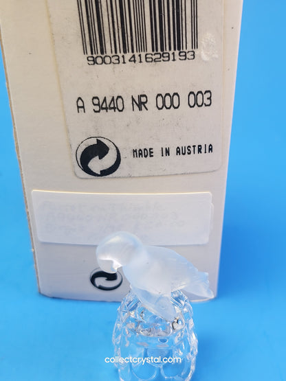 PARROT on Thimble Base #  012007 OR 9440 000 003 Bird - Crystal Colors