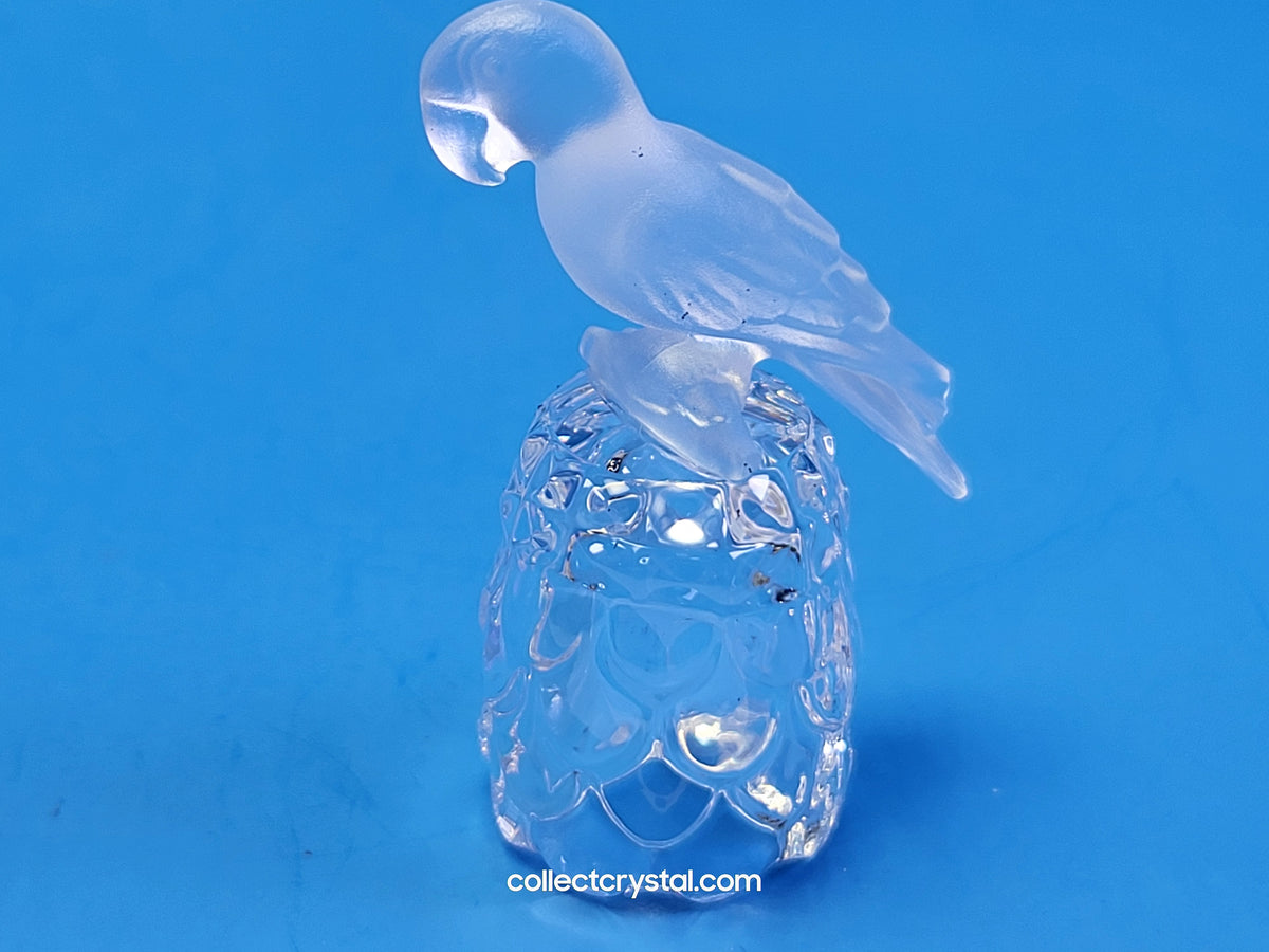 PARROT on Thimble Base #  012007 OR 9440 000 003 Bird - Crystal Colors