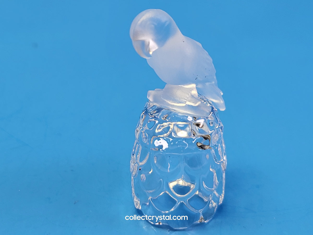 PARROT on Thimble Base #  012007 OR 9440 000 003 Bird - Crystal Colors