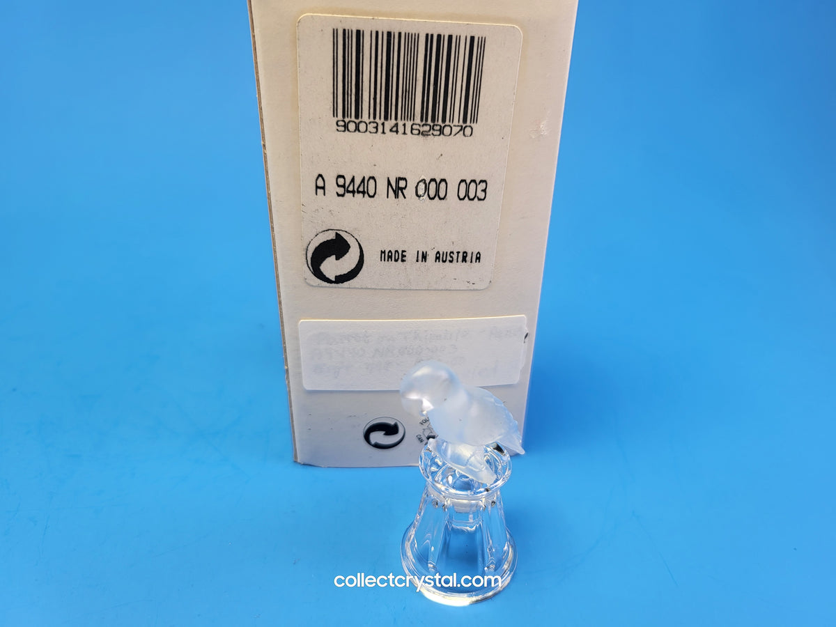 PARROT on Thimble Base #  012007 OR 9440 000 003 Bird - Crystal Colors