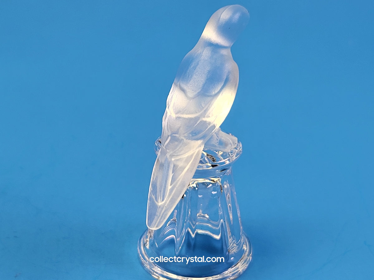 PARROT on Thimble Base #  012007 OR 9440 000 003 Bird - Crystal Colors