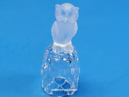 OWL on Thimble Base #  012007 OR 9440 100 001 Bird - Crystal Colors