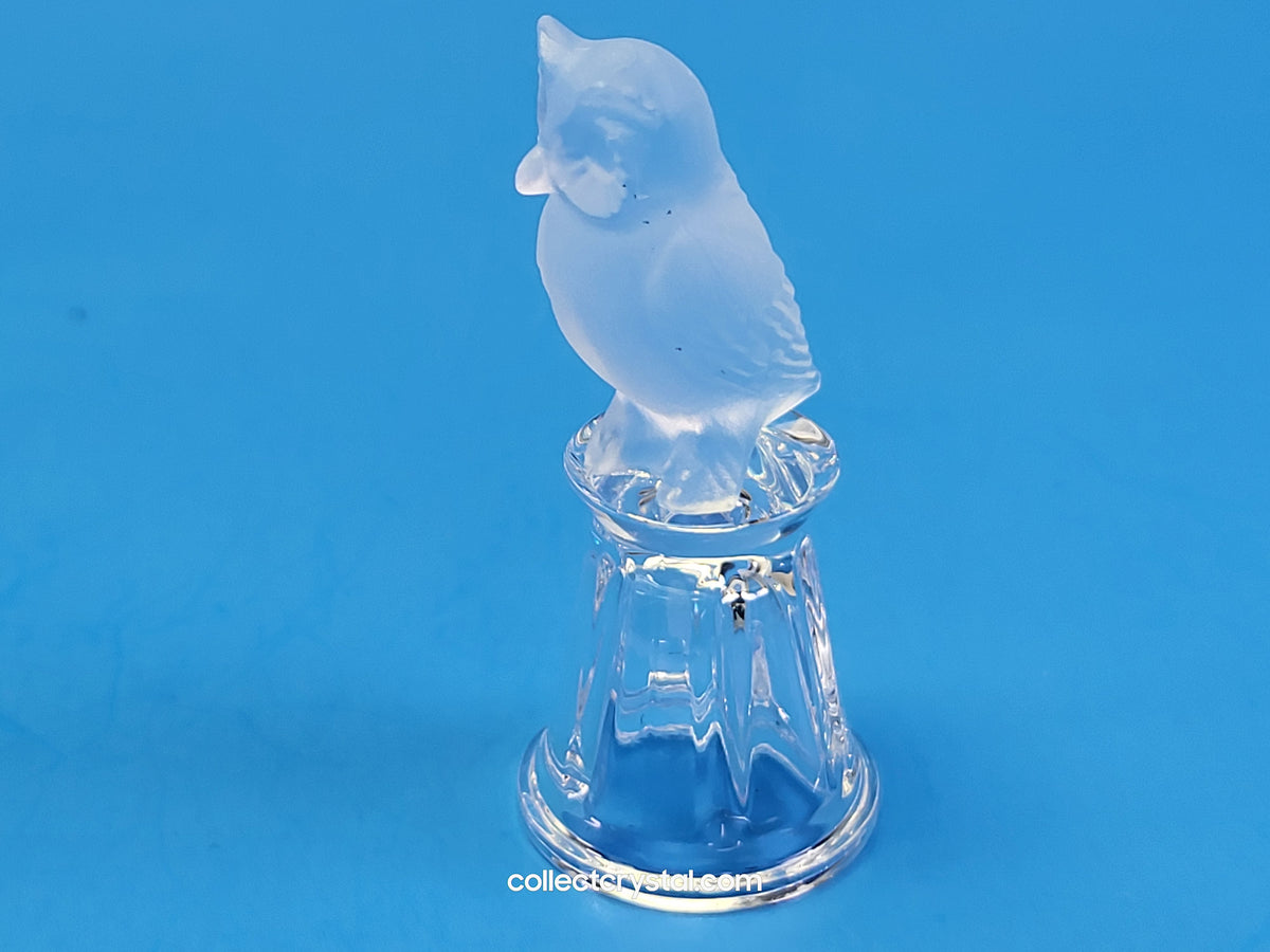 OWL on Thimble Base #  012007 OR 9440 100 002 Bird - Crystal Colors