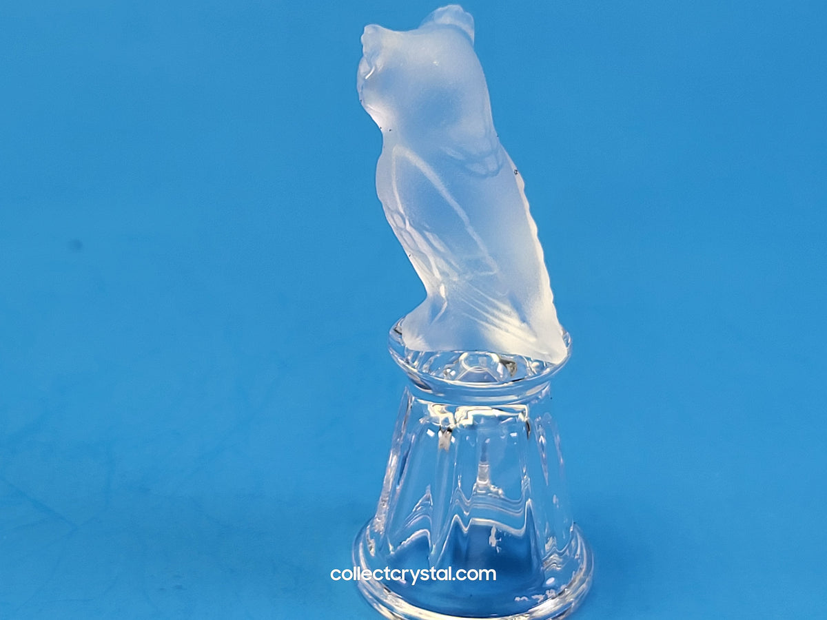 OWL on Thimble Base #  012007 OR 9440 100 002 Bird - Crystal Colors